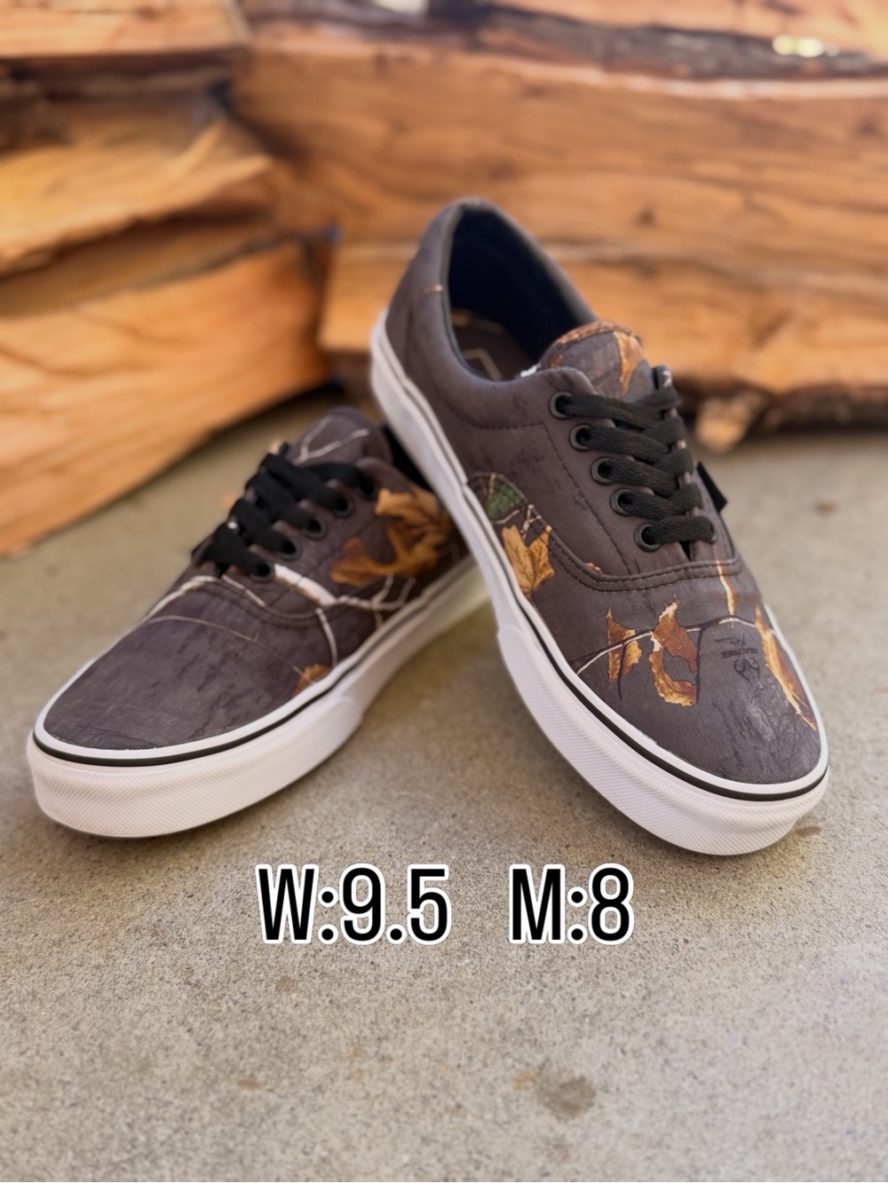 Men's Grey Mossy Oak Canvas Sneakers
